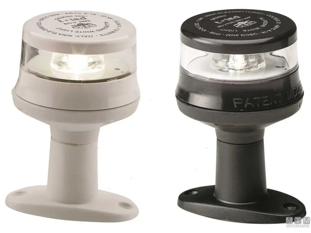 Saldi FANALE DI VIA LED 360 BIANCO SU BASETTA CORPO BIANCO H110MM