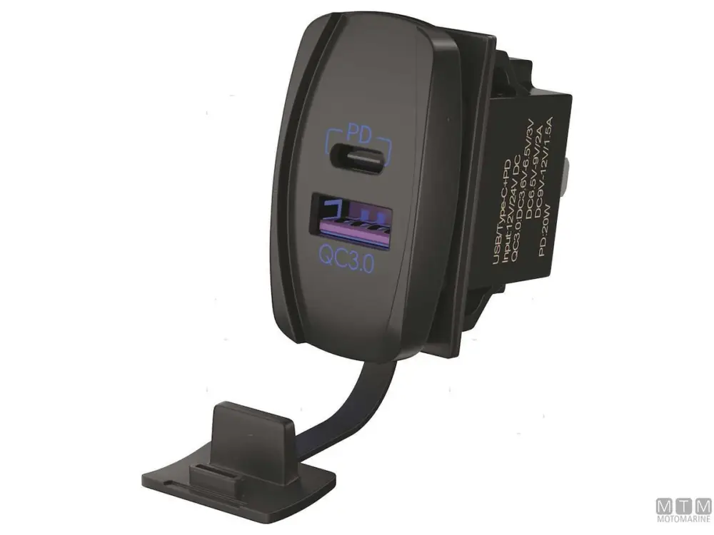 INTERRUTTORE CON PRESA USB E TYPE-C Scelto Dai Clienti