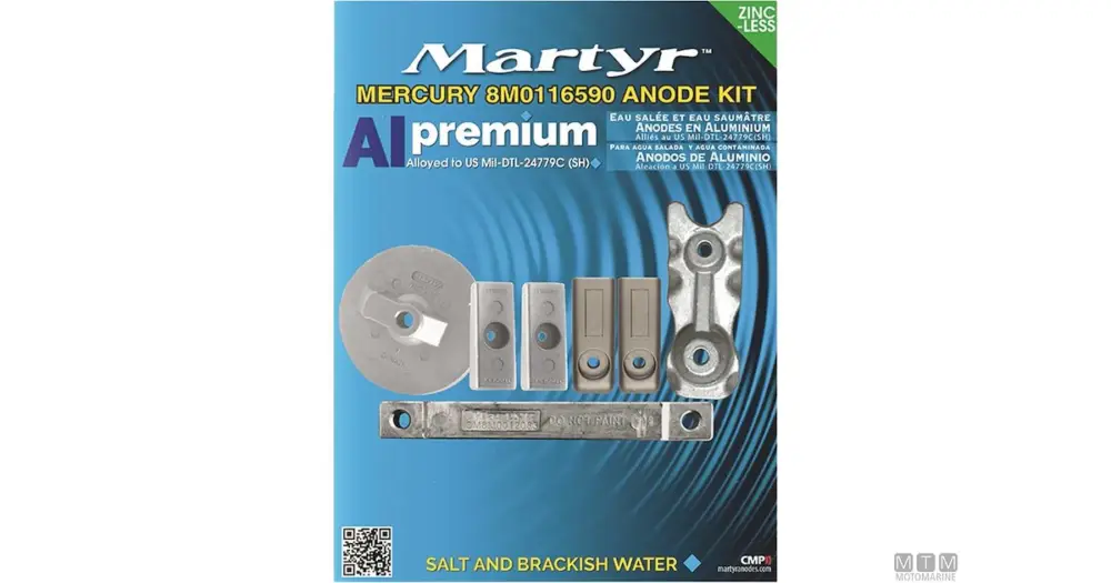 KIT ANODI PER MERCURY 8M0116590 IN ALLUMINIO Occasione