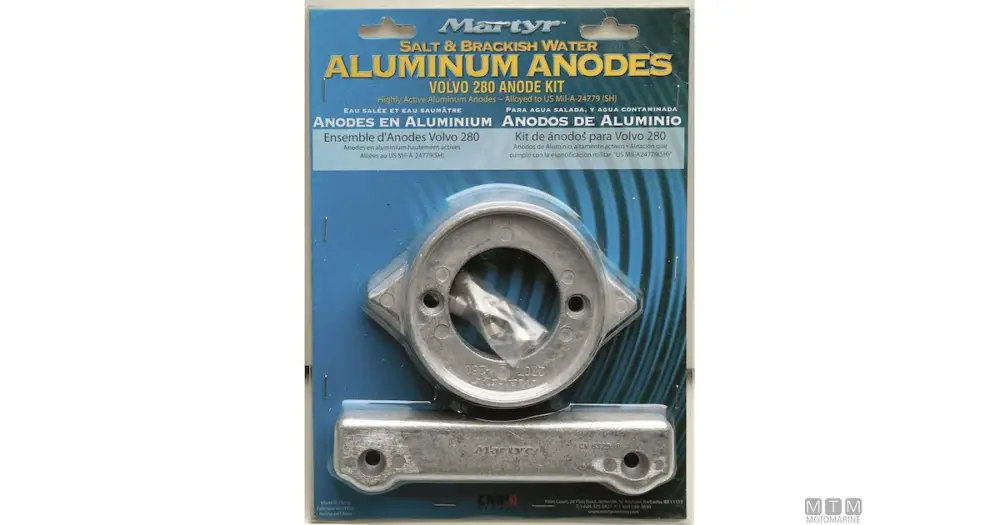 Acquista Ora KIT ANODI VOLVO 280 IN ALLUMINIO