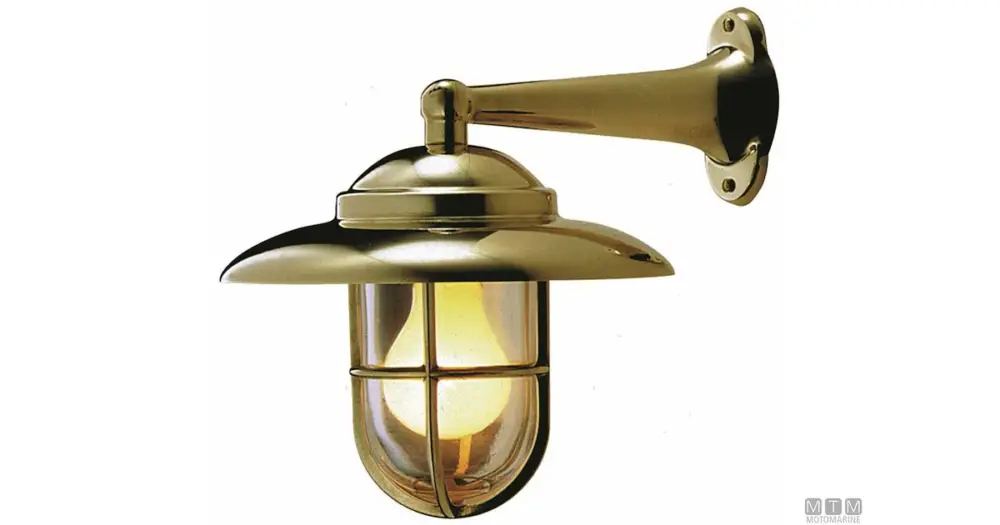 Più Venduto LAMPADA CON GABBIA E DISCO PARALUME IN OTTONE