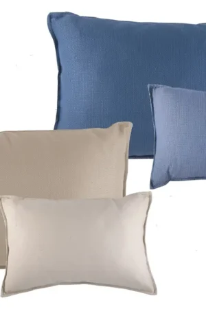 SET 2 CUSCINI IMPERMEABILI MB ARUBA 40X60-30X40 BEIGE Saldi