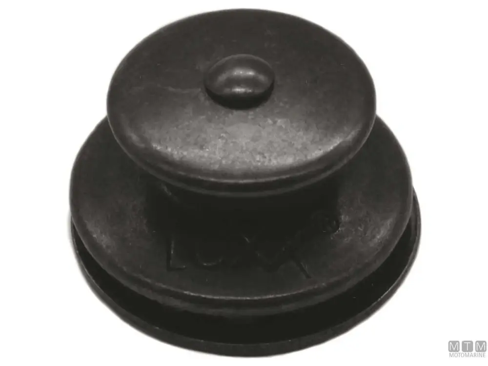 TESTA BOTTONE LOXX IN OTTONE PLACCATO NERO Promozione