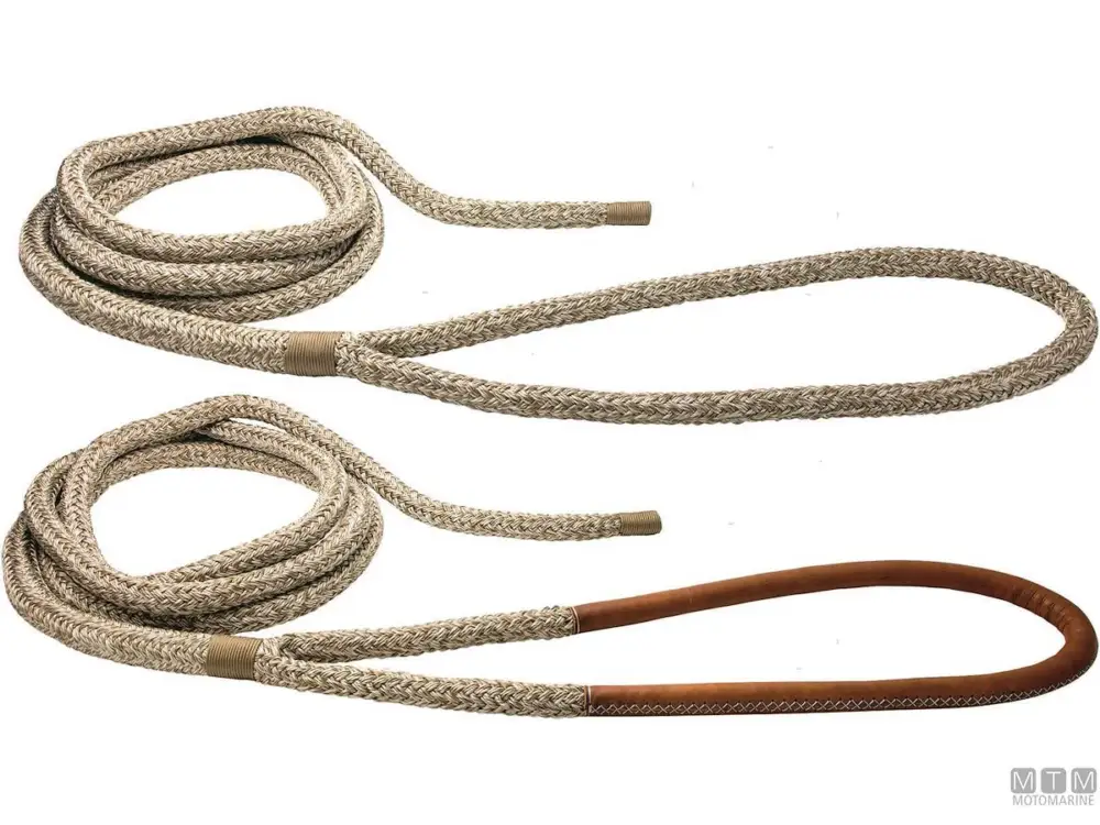 Sconto TRECCIA ORMEGGIO BEIGE CON GASSA 75CM D24MM 20M