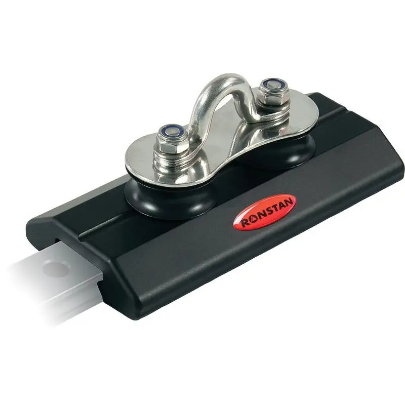 Carrello Ronstan Serie 22 da 125mm con 2 Pulegge di Controllo - Perfetto per Nautica e Vela Offerta Lampo