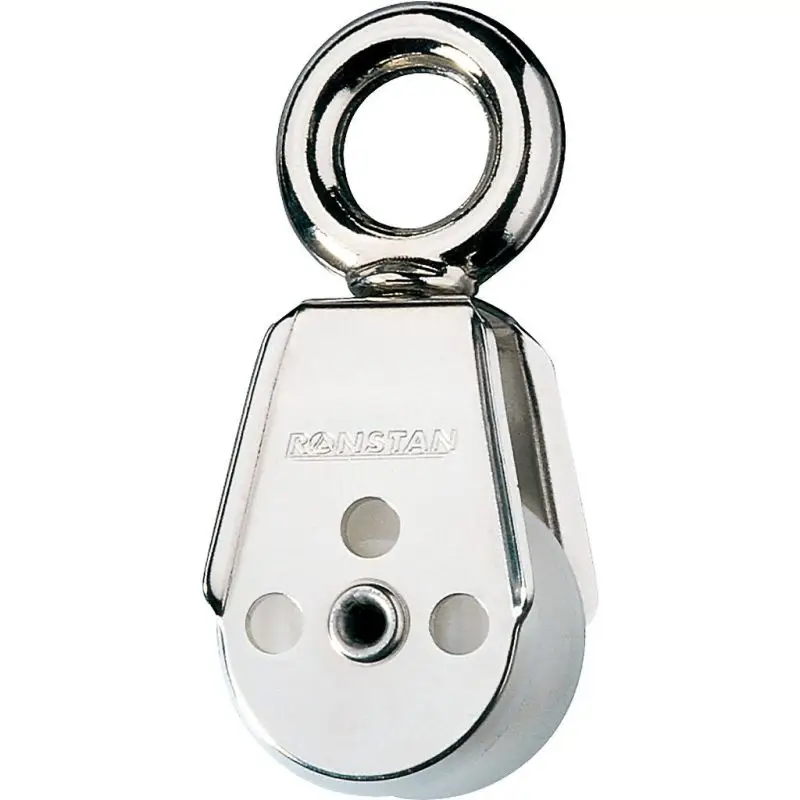 Must-Have Bozzello su occhio Ronstan Serie 30 - Puleggia 30mm, Carico Max 250kg in Acciaio Inox, Peso 44g