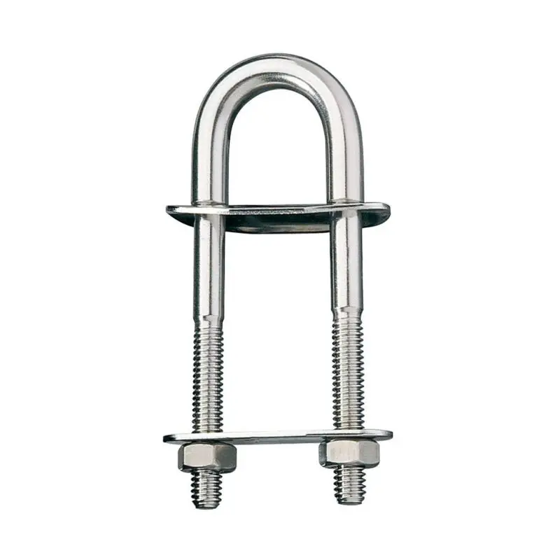 Ultime Pezzi Golfara ad U Ronstan 25mm in Acciaio Inox - Lunghezza 25mm, A 28mm, B 9.5mm, D 25.5mm, E 4mm, Peso 95g