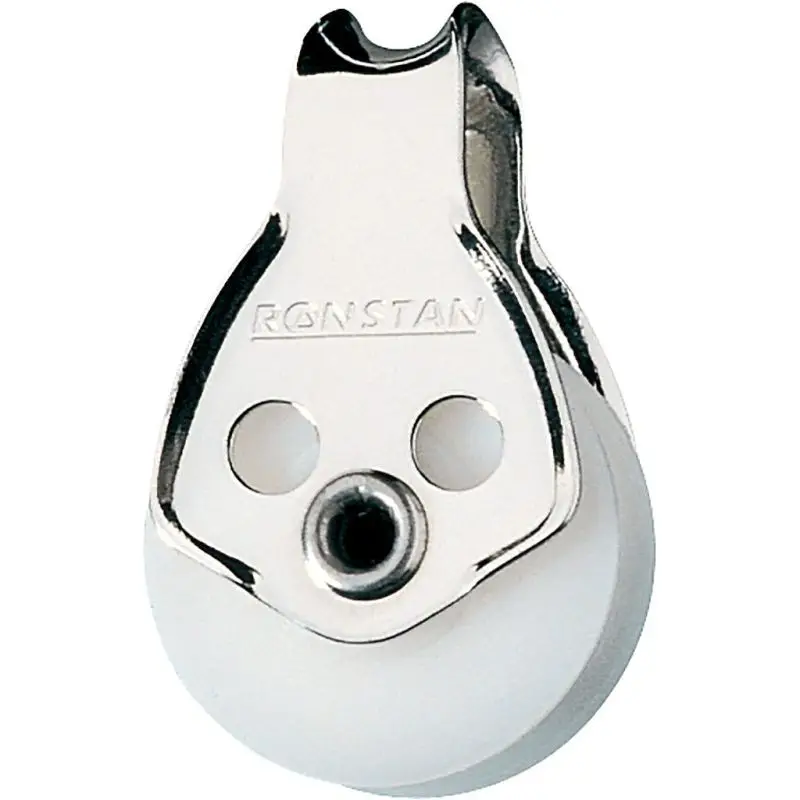 Bozzello Serie 25 con Attacco Fisso Ronstan - Puleggia Ø 25mm, Carico Massimo 300kg, Guance in Acciaio Inox, Peso 15g Compra Online