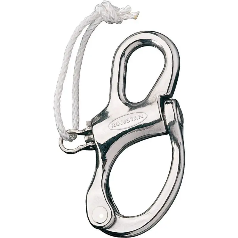 Occasione Moschettone Ronstan con Sgancio Rapido - Apertura 26mm, Lunghezza 100mm, Acciaio Inox, Carico di Lavoro 2000 Kg, Carico di Rottura 4000 Kg