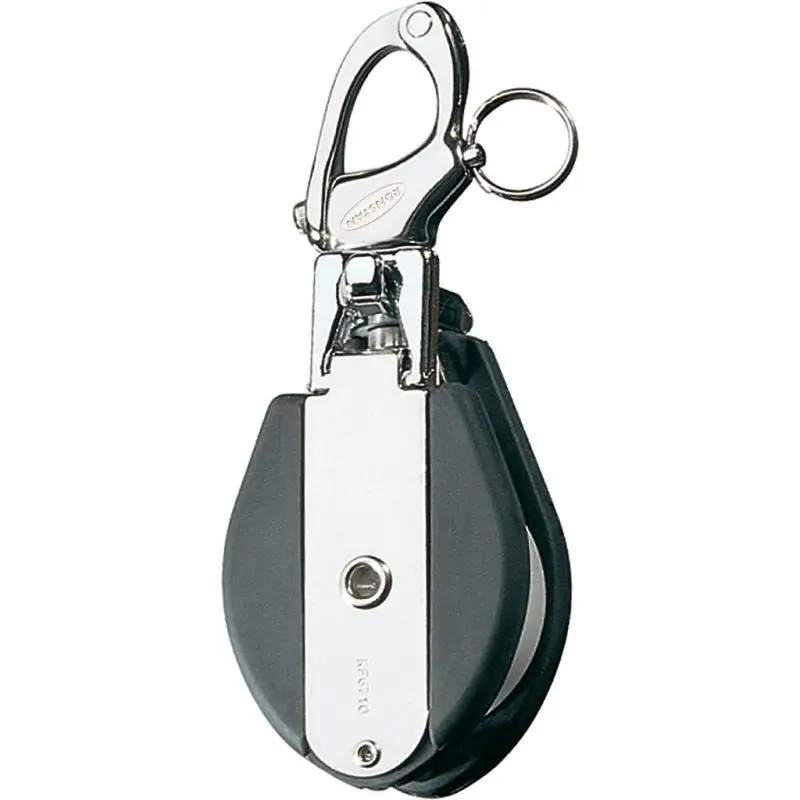 Bozzello Apribile Singolo Ronstan Ø51mm - Carico di Lavoro 500kg, Design Leggero e Silenzioso, Rotazione 360° per Nautica Di Tendenza