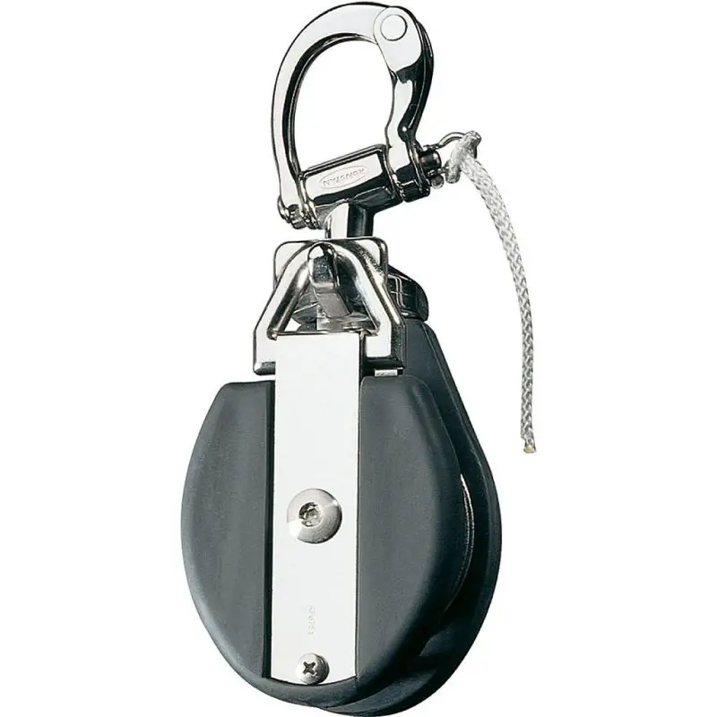 Bozzello Apribile Singolo Ronstan con Apertura Basculante Ø80mm - Carico di Lavoro Fino a 3000kg, Ideale per Nautica e Vela Ultime Pezzi