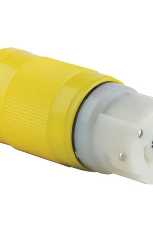 Spina Bipolare Monofase 3 Fili Marinco - Spina Nautica A Tenuta Stagna in Termopolimero ad Alta Resistenza con Contatti in Ottone Nichelato Subito Disponibile