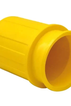 Cappuccio Giallo Impermeabile per Connettore Marinco 14.636.10 - Realizzato in Termopolimero Resistente con Contatti in Ottone Nichelato Novità
