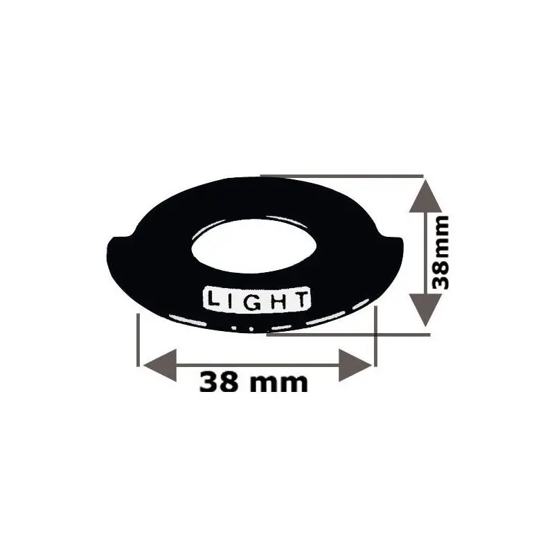 Promozione Targhetta Bilge Pump in Alluminio con Stampa Serigrafica Marina Indelebile - Compatibile con Interruttori 14.917/918/938/925.xx
