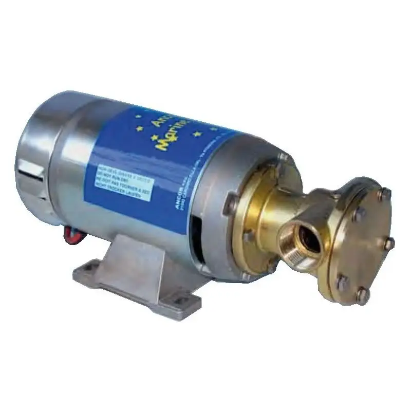 Offerta Limitata Pompa di sentina autoaspirante 80 l/min 24 V in ottone con giranti in gomma nitrilica, ideale per travaso gasolio e uso nautico