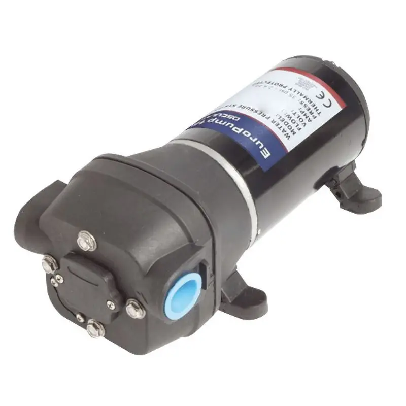 Pompa Sentina 4 Membrane 12V 17L - Efficace per Scarico Acque Grigie e Funzione a Secco, Completa di Filtro e Raccordi Non Perdere