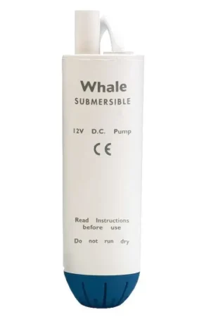 Reso Gratuito Pompa Whale 24 V 1,6 A per Aspirazione e Travaso di Acqua Dolce e Salata - Ideale per Imbarcazioni e Attività Nautiche