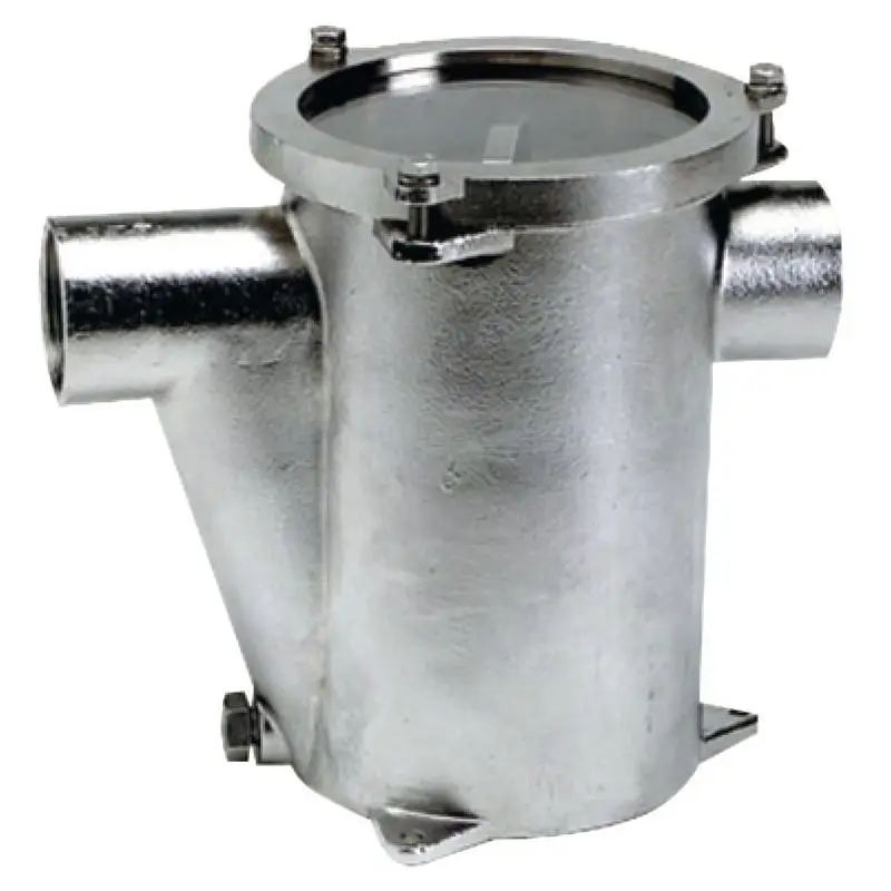 Nuova Collezione Filtro Acqua Inox AISI 316 1 1/2 - Coperchio Ispezionabile Trasparente