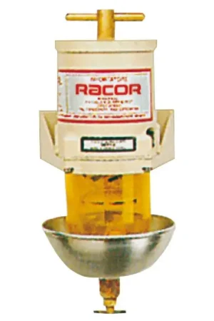 Filtro Gasolio Racor 500MA con Separatore Acqua/Gasolio e Portagomma - Filtrazione 10 Micron per Nautica e Barche Prezzo Ridotto