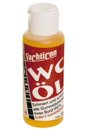 Prezzo Di Fabbrica Lubrificante Yachticon WC Oil per Barche - Rimozione Depositi Salini e Manutenzione Guarnizioni in Gomma per WC Nautico