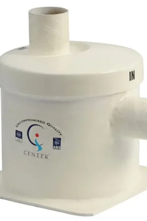Marmitta in vetroresina 75 mm con scarico laterale per uso entrobordo e generatori - Ideale per applicazioni sopra e sotto la linea di galleggiamento Solo Oggi