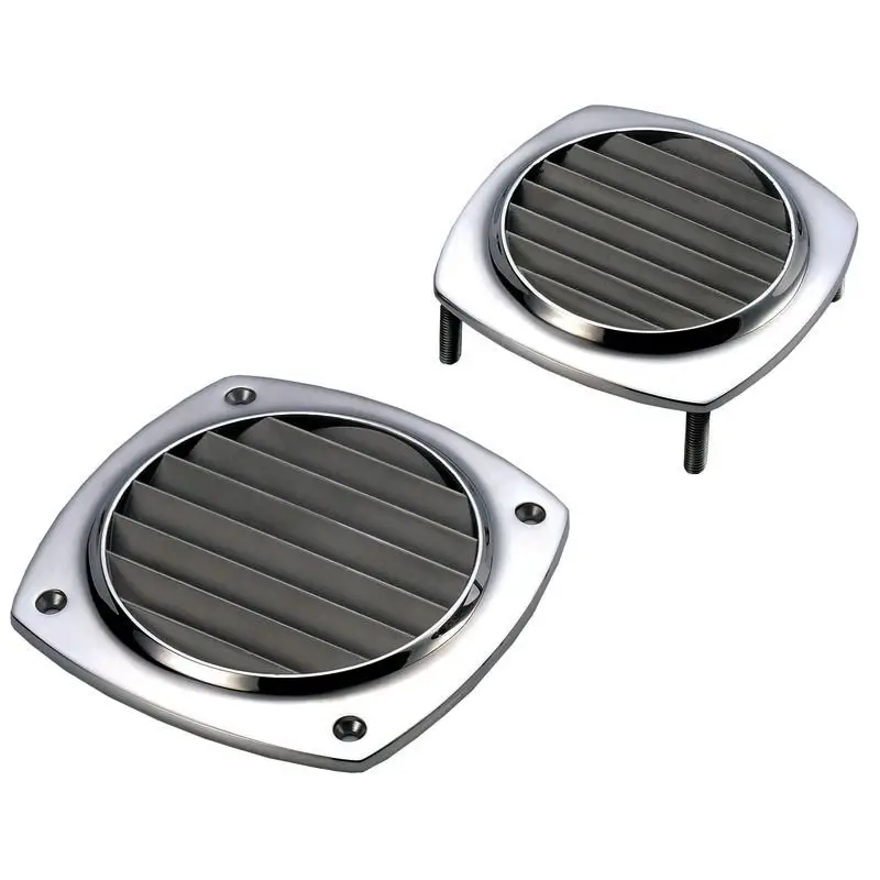 Professionale Presa aria 100 mm con viti in AISI 316 microfuso e lucidato a specchio per imbarcazioni