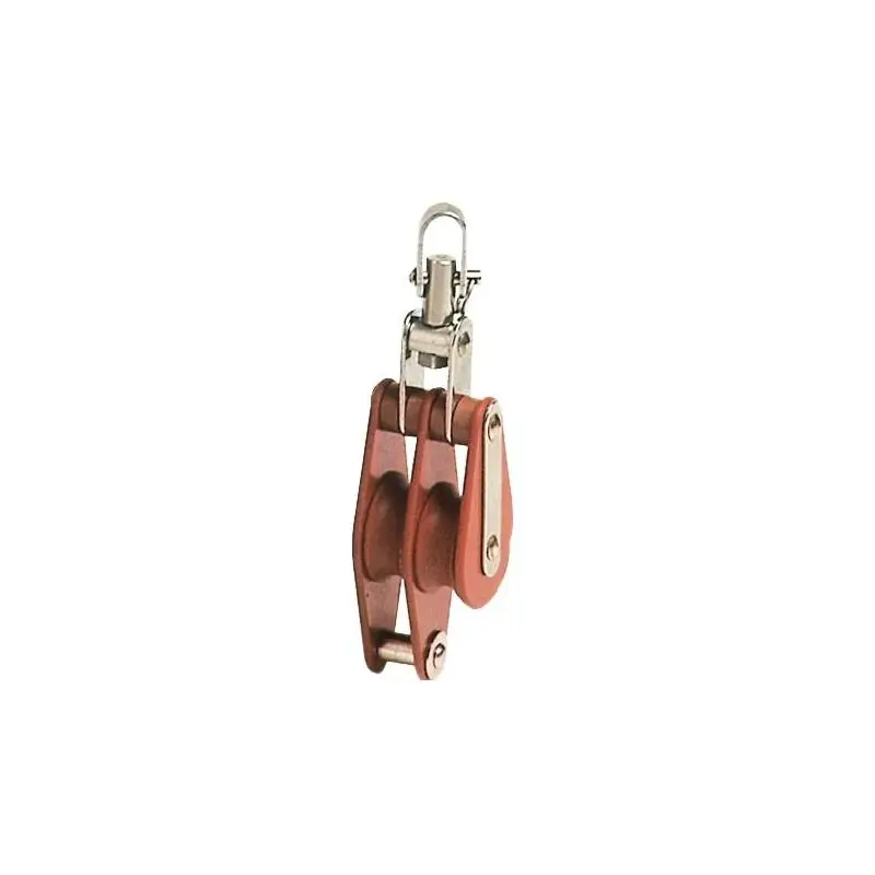 Direttamente Dal Produttore Bozzello Tufnol a 2 Pulegge TWH 12x43 per Vela e Nautica - Accessorio Imperdibile per le Tue Avventure in Mare