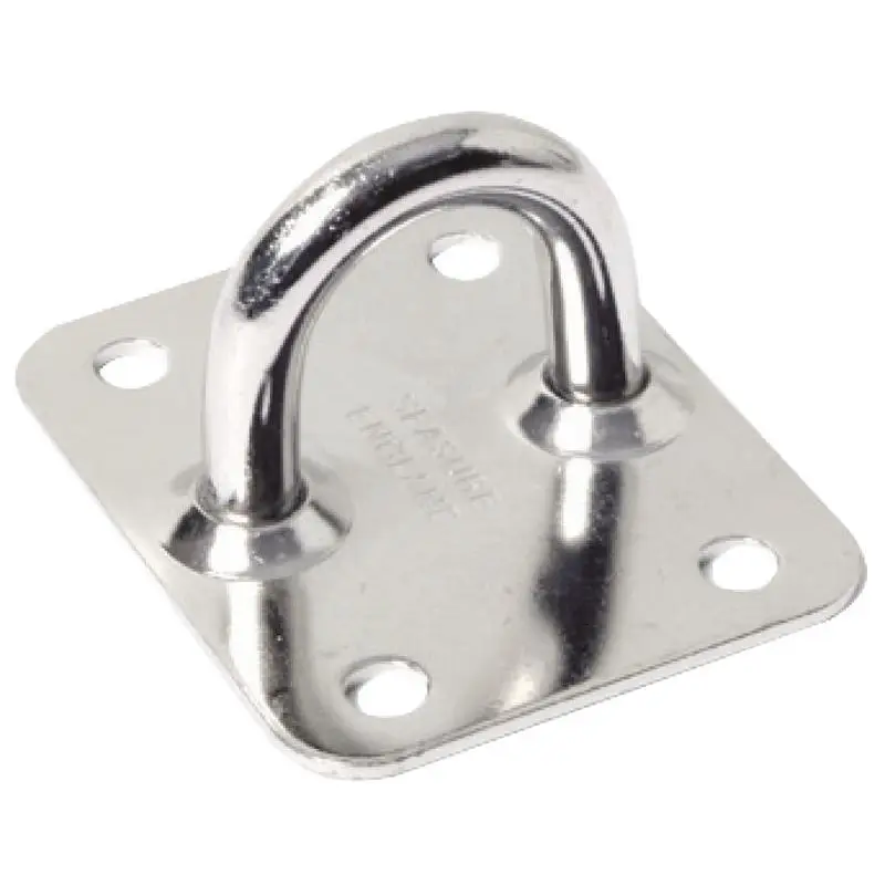 Nuova Collezione Piastra con Anello in Acciaio Inox 50x40 mm per Nautica - Osculati