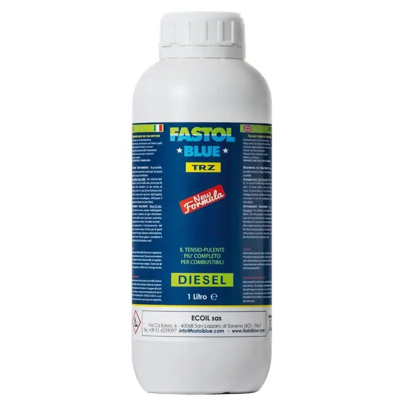 Offerta Speciale Additivo per Carburante Fastol Blue Diesel TRZ 1 L - Emulsione Acqua, Pulizia Serbatoi, Riduzione Fumi e Consumi per Barche e Nautica