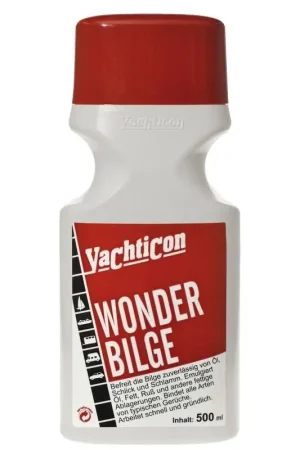 Detergente Yachticon Wonder Bilge 500 ml - Pulitore per sentine, rimuove olio, morchia, gasolio e cattivi odori Compra Adesso