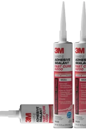 Occasione Imperdibile Adesivo Sigillante Monocomponente Poliuretanico 5200FC 3M - Resistente all'Acqua di Mare per Incollaggi Permanenti in Nautica, Ideale per Vetroresina e Teak, Verniciabile e Modellabile entro 4 Ore