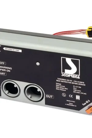 Gonfiatore Turbo Max Kit 24 V per Gommone e Garage - Montaggio Fisso con Arresto Automatico alla Pressione Desiderata Spedito Oggi