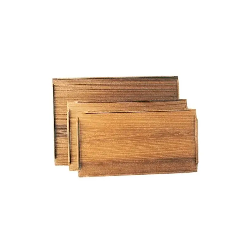 Esclusivo Piani in teak per barche 40x70 cm con bordo e scarichi sugli angoli - Ideali per migliorare la tua esperienza nautica