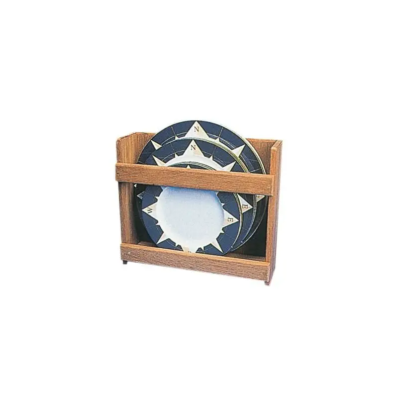 Porta 12 piatti in teak - elegante e funzionale per la tua nautica Offerta Lampo