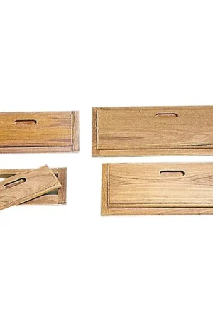 Acquista Ora Frontali cassetti in teak 450x200 mm con telaio e battuta per nautica