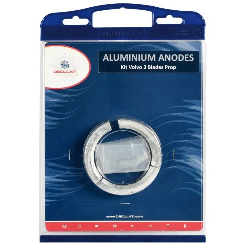 Kit Elica 3 Pale in Zinco Volvo Tecnoseal per Barche Nautiche - Accessori Nautici di Qualità per Prestazioni Ottimali Offerta Limitata