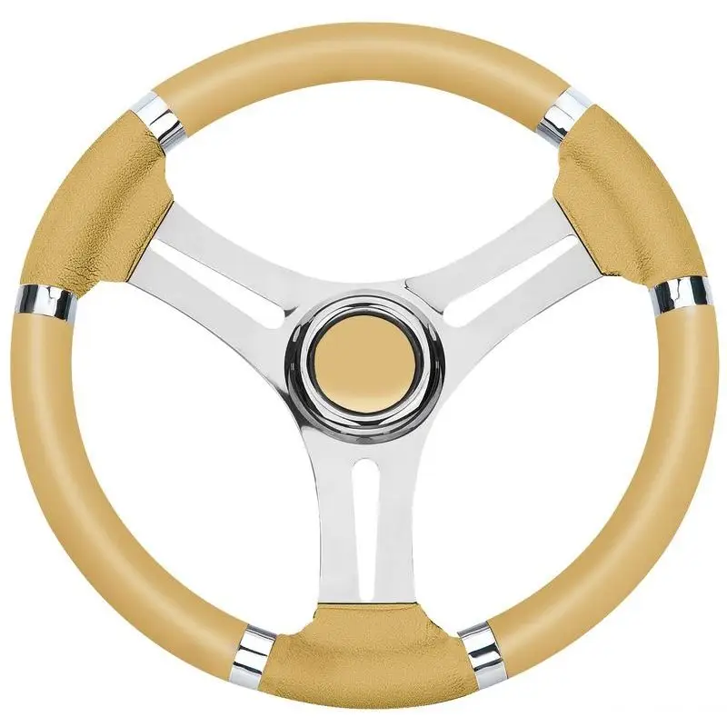 Volante Corona Crema 350 mm con Cono Universale Ultraflex/Morse/Teleflex per Nautica - Osculati Novità