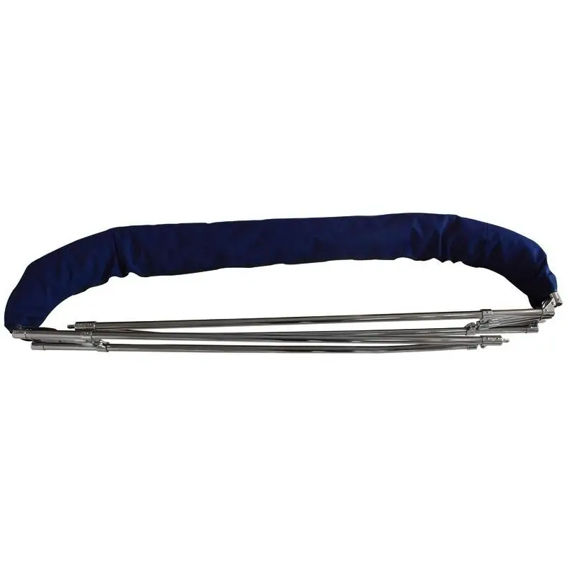 Tendalino 3 archi Inox alto cm 185/195 blu - Acciaio Inox AISI 316, impermeabile e resistente UV, archi abbattibili, tessuto 600D Super Prezzo