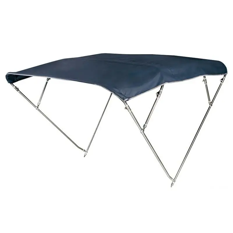 Offerta Del Giorno Capottina 4 Archi Inox Alta 240/250 cm Bianca - Impermeabile e Resistente UV con Tubo AISI 316 e Archi Abbattibili per Barche e Nautica