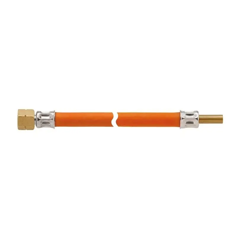 Pagamento Sicuro Tubo con Filetto 1/4 RST 8 x 600 mm - Accessorio Nautico per Collegamento Rubinetto e Tubi Liscio GOK