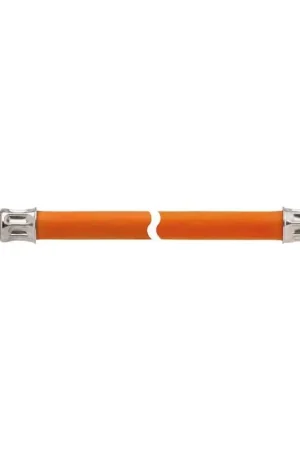 Offerta Tubo raccordo liscio RVS 8 x 600 mm per collegamento con raccordi M5 o rubinetto 50.013.14, ideale per portagomma cucina.