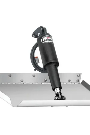 Spedito Oggi Kit flap Lenco Edge 305 x 305 mm per barche e gommoni - Alettoni in acciaio inox con cilindri azionatori e prolunghe 20' per spazi ridotti a poppa