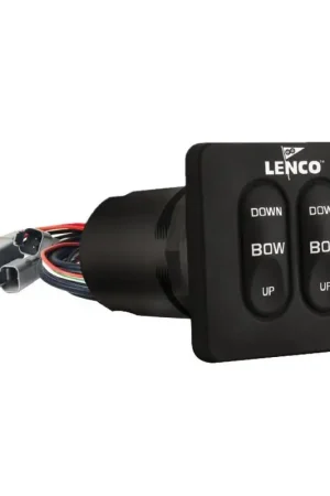 Pannello Lenco Standard 12 V con Control Box Stagno e Funzione Retractor per Flap Nautici con Uscite Deutsch Connectors - Cablaggio Plug&Play e Cavi di Alimentazione 92 cm Di Tendenza