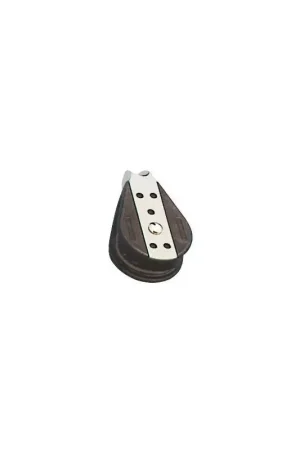 Bozzello sfere 1 puleggia fissa 10x38 in nylon nero con rinforzi in acciaio inox - Ideale per la nautica e vela Ordina Subito