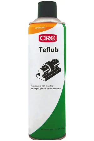 Di Tendenza Lubrificante asciutto al PTFE CRC Teflub per nautica - Antigrippante, idrorepellente, antiadesivo, antifrizione, adatto a legno, plastica, metallo e gomma.