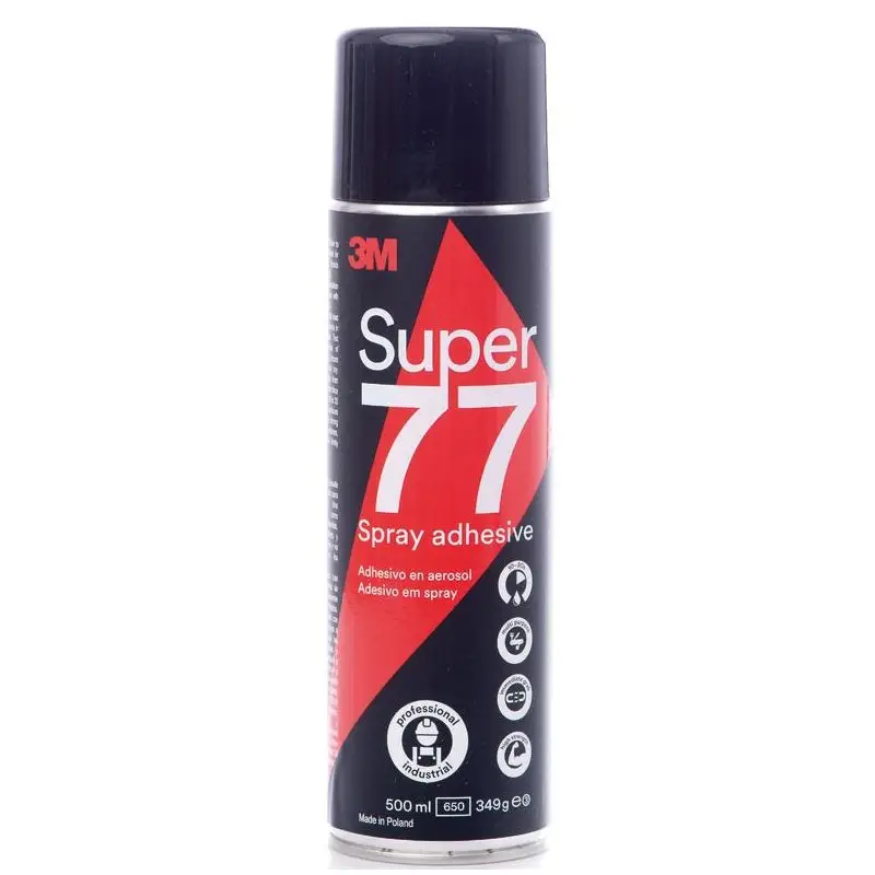 Ordina Subito Adesivo Universale Spray 77 3M per Nautica e Vela - Confezione da 500 ml, Riposizionabile e Compatibile con Diversi Materiali