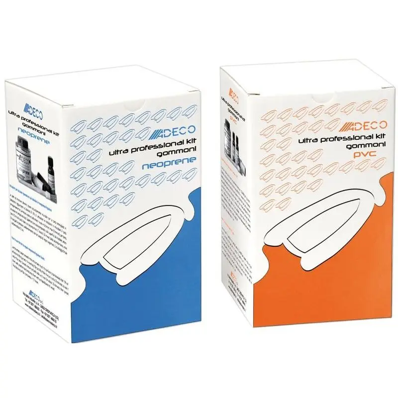 Ultima Occasione Kit di Riparazione Ultra Professional per Gommoni in Neoprene e PVC - Completo di Adeprene, Adegrip e Accessori per una Riparazione Perfetta