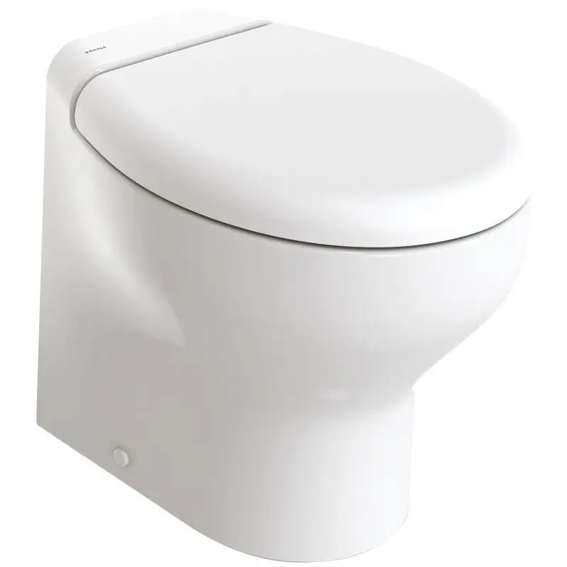 WC Tecma Silence Plus 2G 24 V - Toilette Nautica in Ceramica Italiana con Soft Close e Pannello di Controllo per Comfort Ottimale Ultimissimo Modello