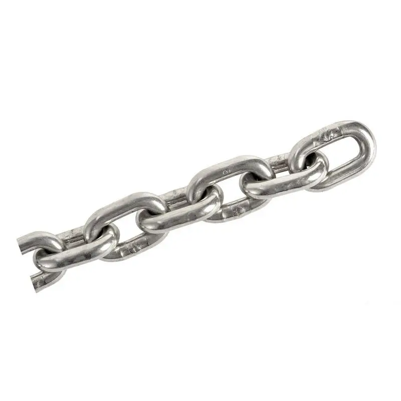 Catena Inox Calibrata 8 mm x 75 m per Salpa Ancore - Confezione Pratica in Legno - Marchiata OSC per Qualità Garantita A Buon Prezzo