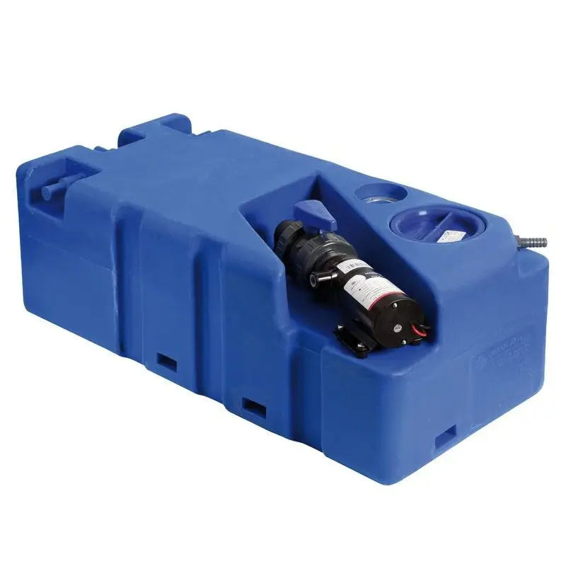 Compra Oggi Stesso Serbatoio acque nere con maceratore 12V da 70 Lt - Pronto all'installazione, compatibile con wc elettrici e manuali, dotato di accessori completi secondo standard ISO 8099